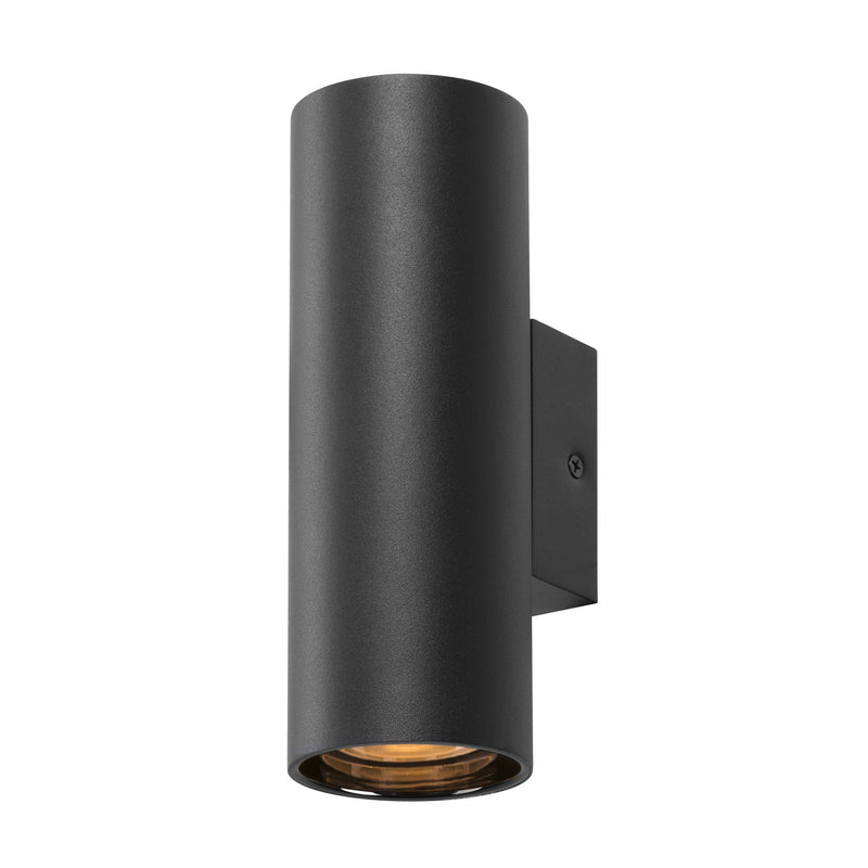 ASTO TUBE, wall-mounted light, cylindrical, GU10, 2x max. 10 W, black