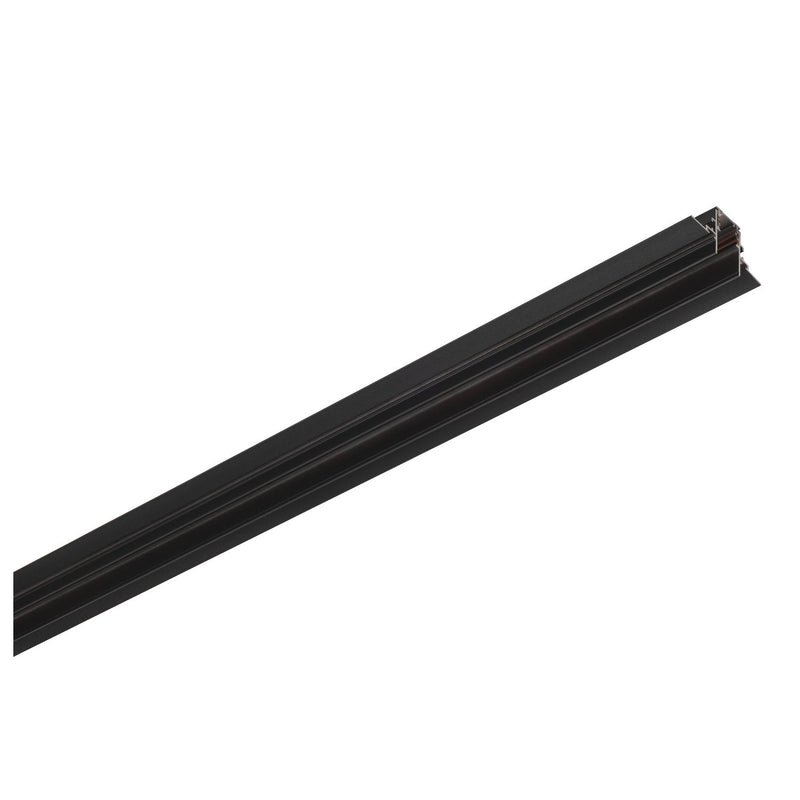1m mounting track recessed, 48V TRACK, black, DALI