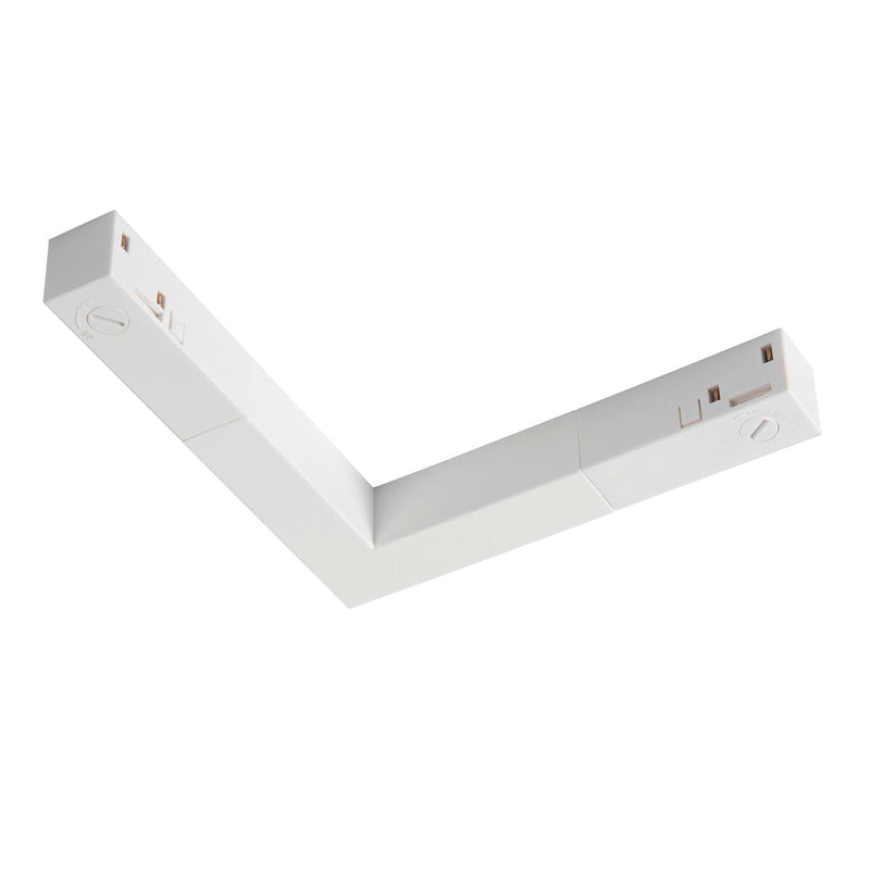 L-connector electric, 48V TRACK, white, DALI