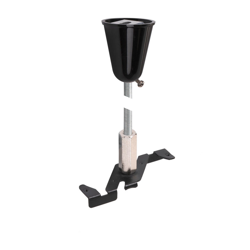 Pendant suspension, 48V TRACK, 1m rod, black