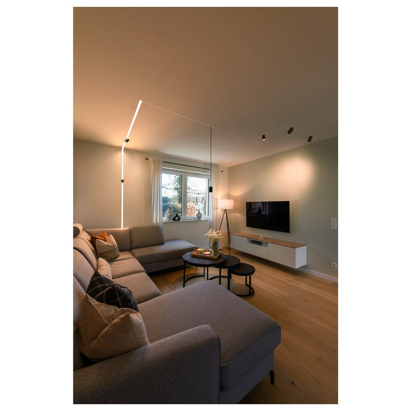 NUMINOS® XS 48V TRACK DALI, pendant light, black / black, 8.7W, 620lm, 2700K, CRI90, 40°