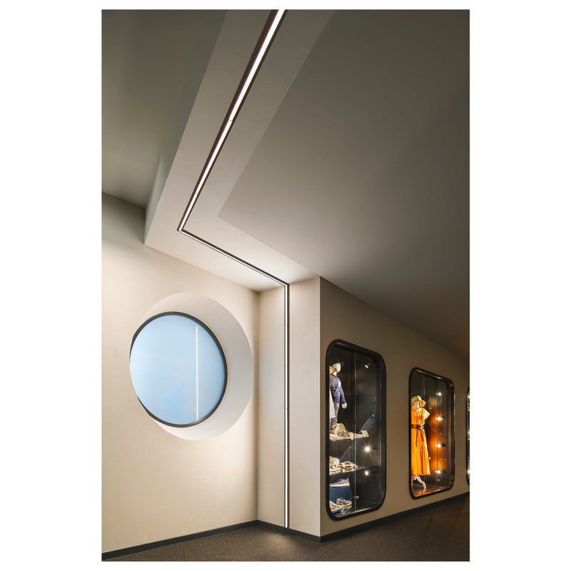 IN-LINE 44 48V TRACK, opal, DALI, spot, black / black, 14W, 1180lm, 3000K, CRI90, 95°