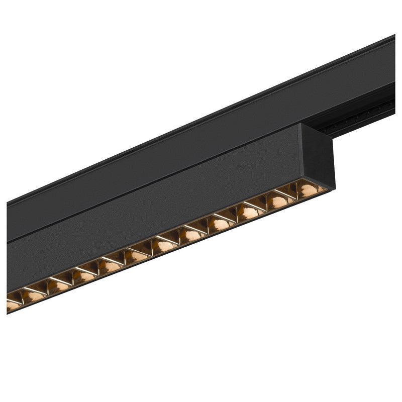 IN-LINE 22 48V TRACK, Darklight Reflector, DALI, spot, black / black, 7.3W, 580lm, 2700K, CRI90, 35°