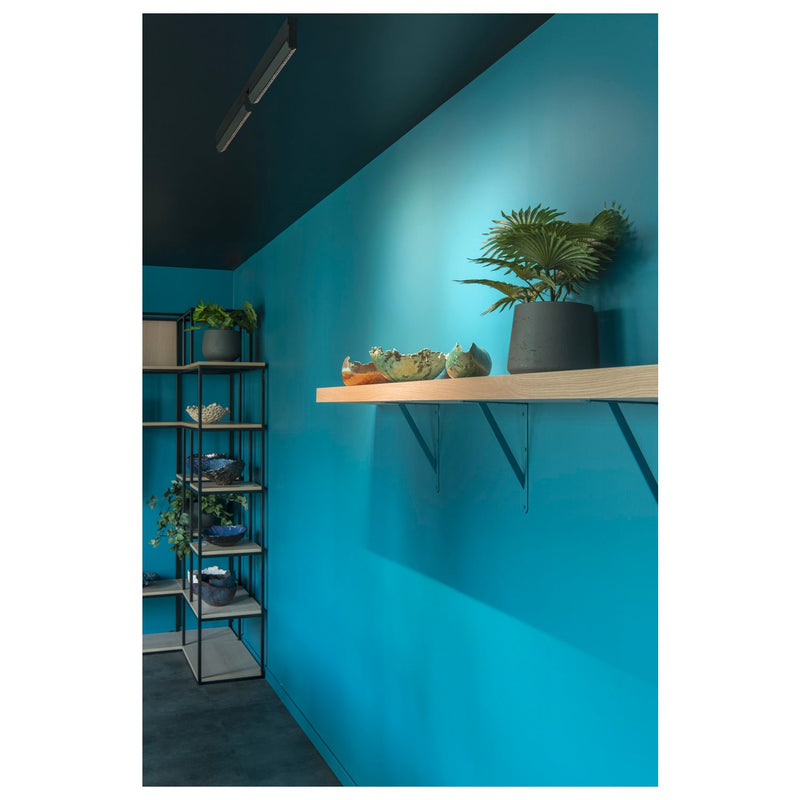 IN-LINE 46 48V TRACK Move DALI, Darklight Reflector, spot, black / black, 14W, 1230lm, 3000K, CRI90, 35°