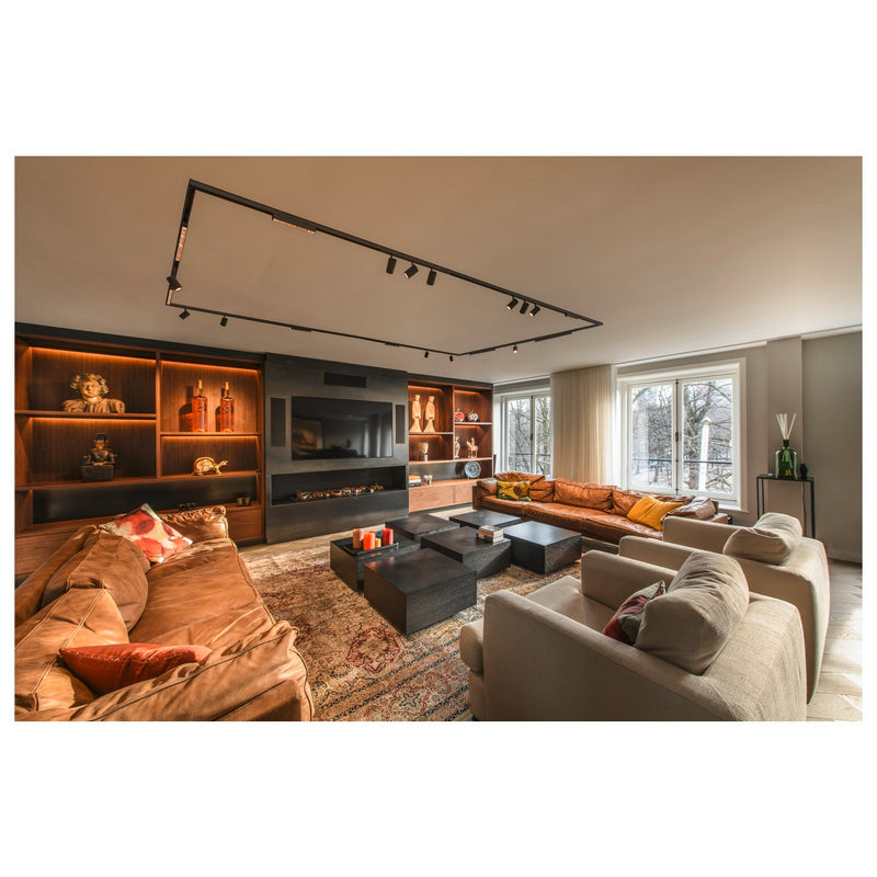 IN-LINE 22 48V TRACK, Darklight Reflector, DALI, spot, black / black, 7.3W, 580lm, 2700K, CRI90, 35°