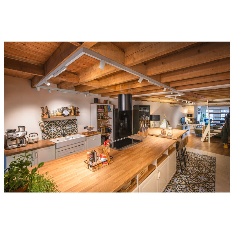 IN-LINE 46 48V TRACK Move DALI, Darklight Reflector, spot, white / white, 14W, 1230lm, 3000K, CRI90, 35°