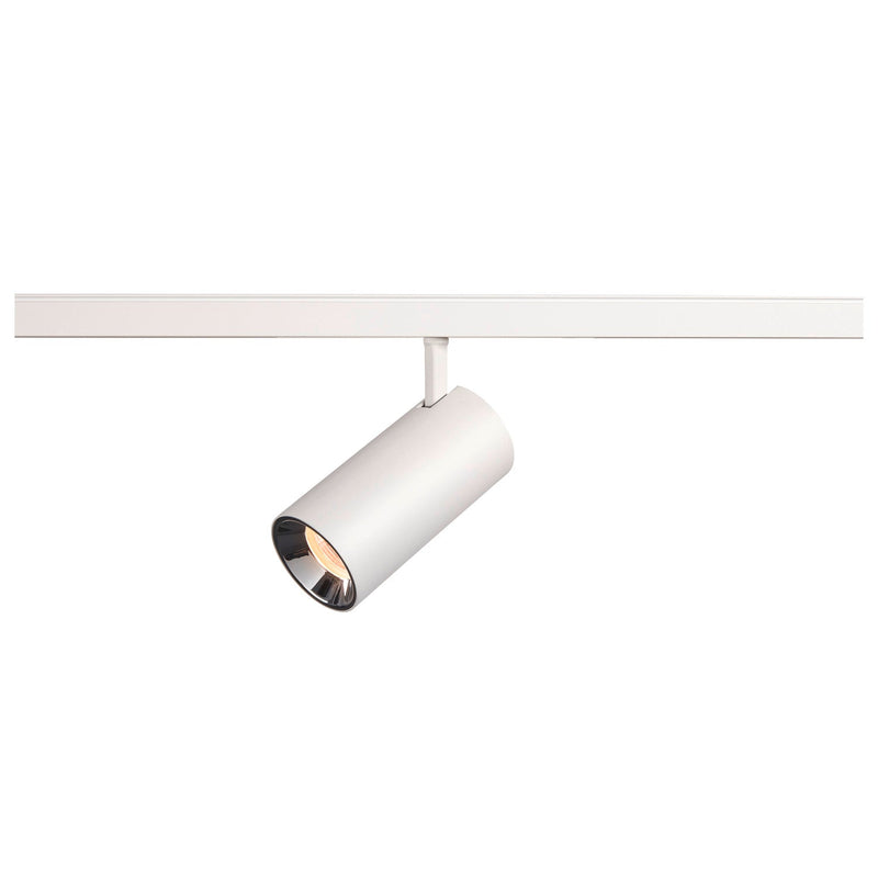 NUMINOS® S 48V TRACK DALI, spot, white / chrome, 16W, 1000lm, 2700K, CRI90, 40°