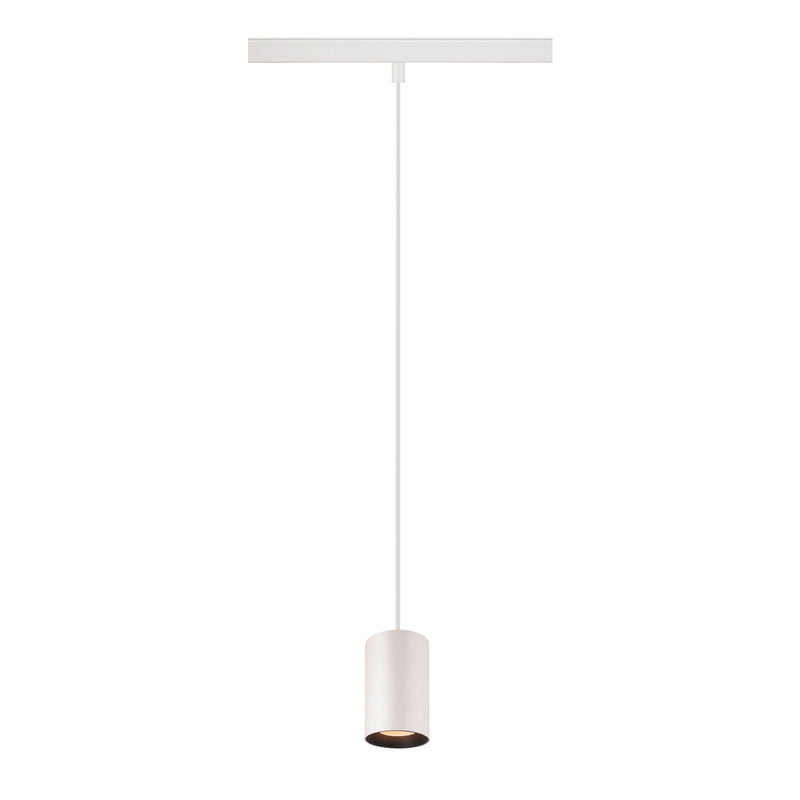 NUMINOS® XS 48V TRACK DALI, pendant light, white / black, 8.7W, 640lm, 2700K, CRI90, 55°