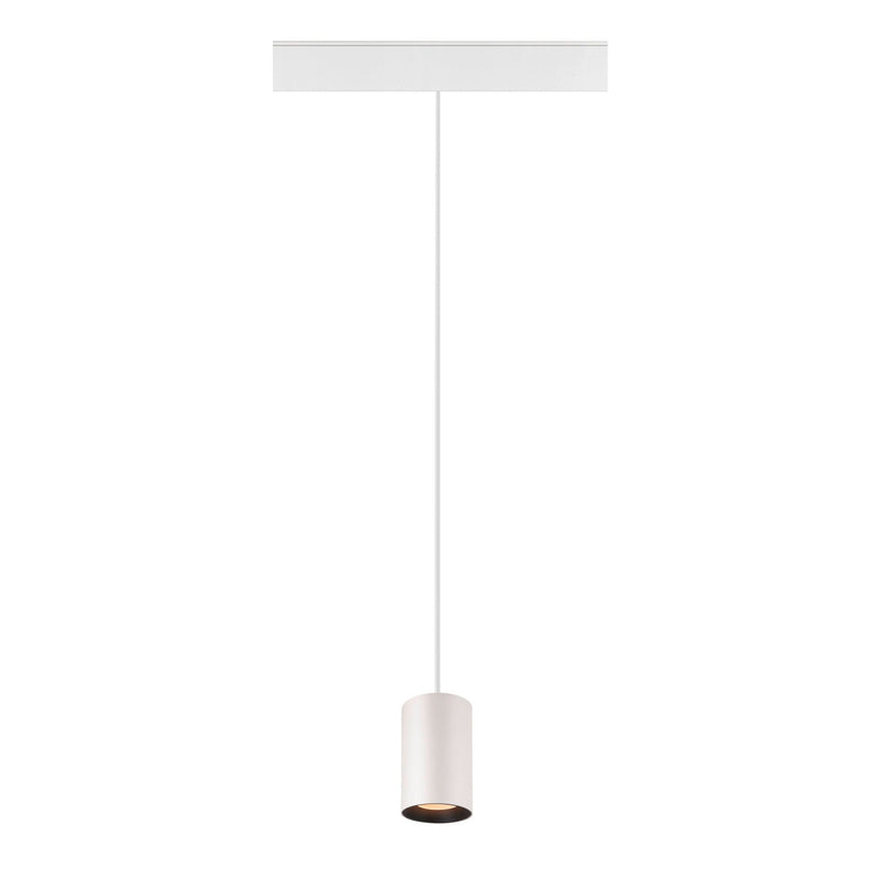 NUMINOS® XS 48V TRACK DALI, pendant light, white / black, 8.7W, 640lm, 2700K, CRI90, 55°