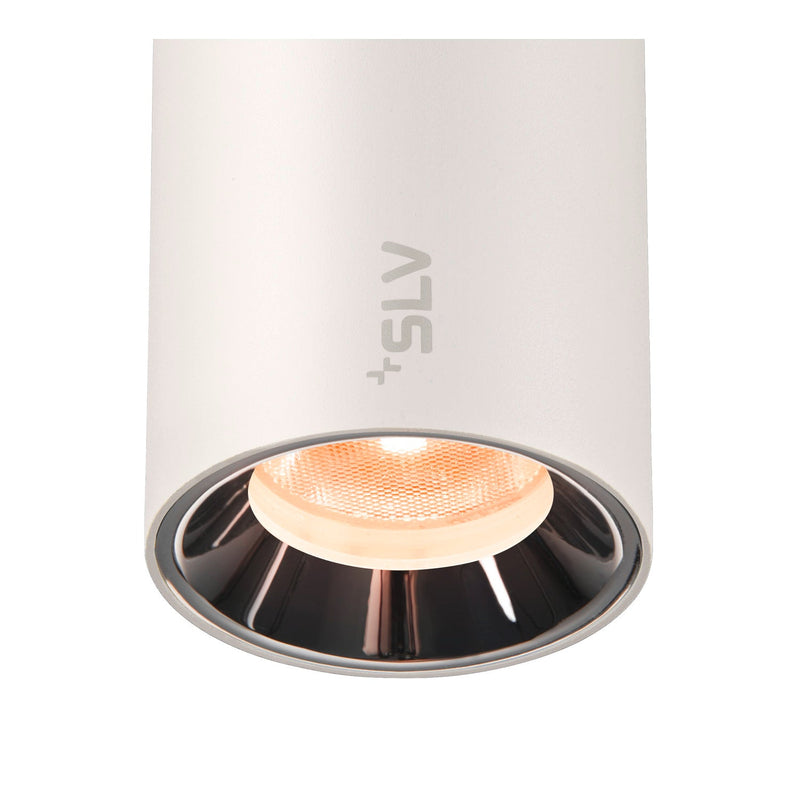 NUMINOS® XS 48V TRACK DALI, pendant light, white / chrome, 8.7W, 670lm, 2700K, CRI90, 55°