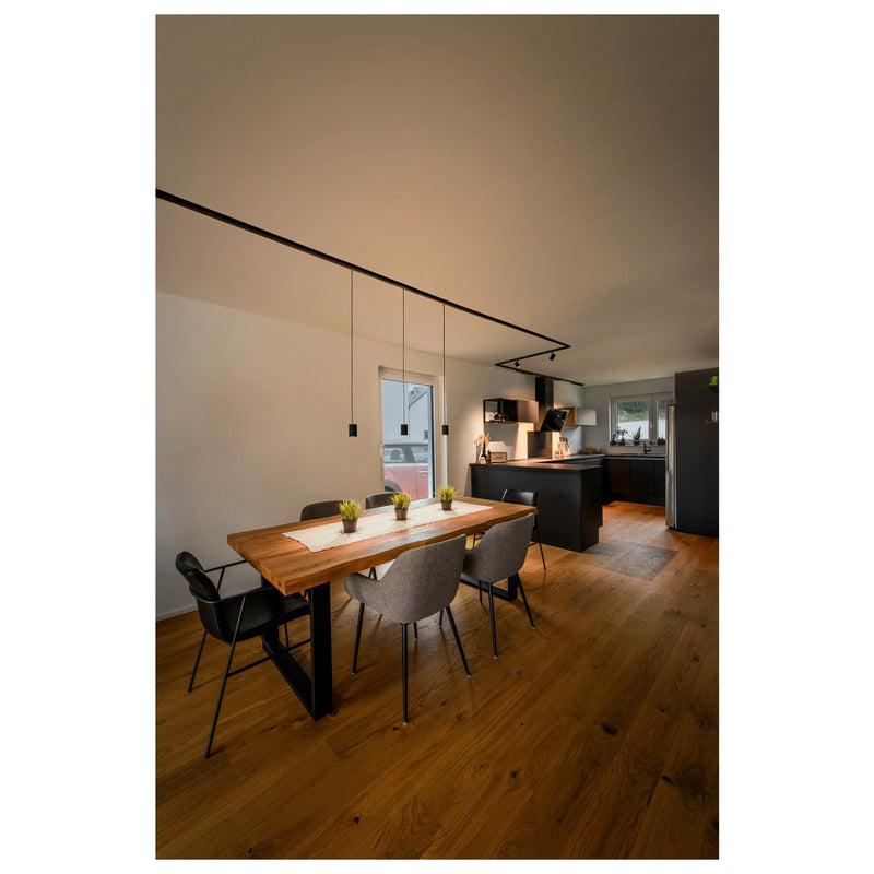 NUMINOS® XS 48V TRACK DALI, pendant light, black / black, 8.7W, 690lm, 3000K, CRI90, 55°