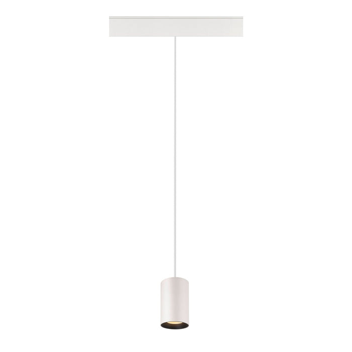 NUMINOS® XS 48V TRACK DALI, pendant light, white / black, 8.7W, 690lm, 3000K, CRI90, 55°