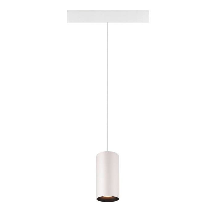 NUMINOS® S 48V TRACK DALI, pendant light, white / black, 16W, 970lm, 2700K, CRI90, 40°