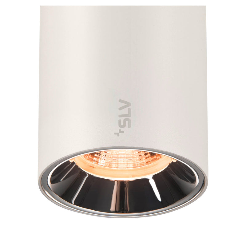 NUMINOS® S 48V TRACK DALI, pendant light, white / chrome, 16W, 1000lm, 2700K, CRI90, 40°