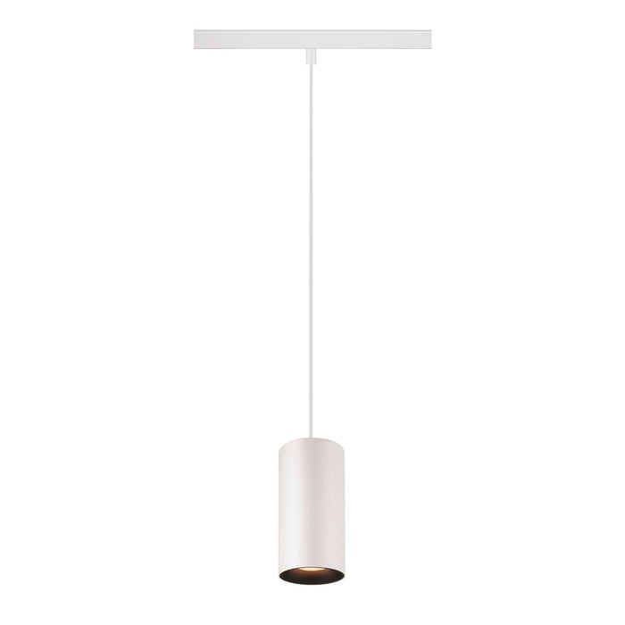 NUMINOS® S 48V TRACK DALI, pendant light, white / black, 16W, 960lm, 2700K, CRI90, 55°