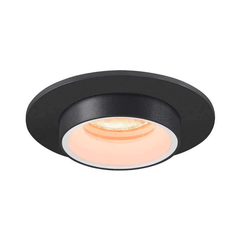 NUMINOS PROJECTOR XS recessed ceiling light, 2700 K, 40°, cylindrical, black / white