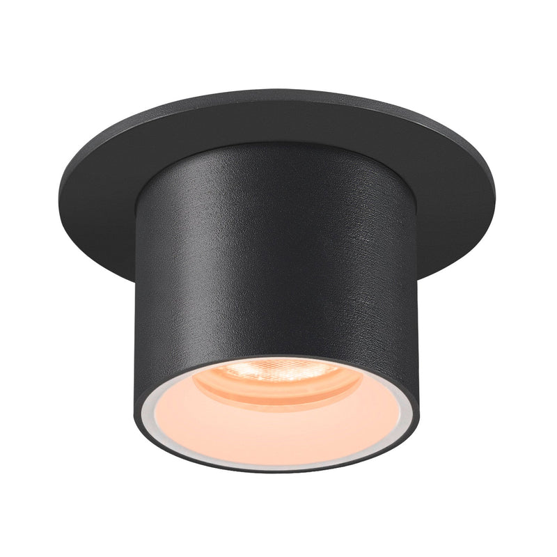 NUMINOS PROJECTOR XS recessed ceiling light, 2700 K, 40°, cylindrical, black / white
