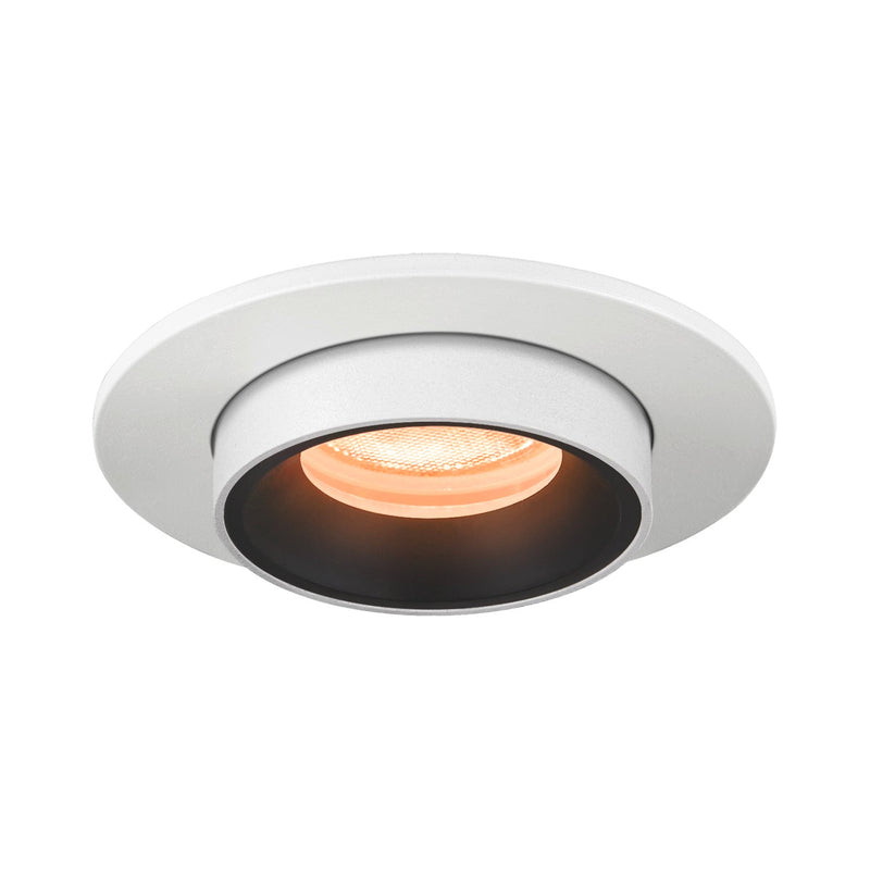 NUMINOS PROJECTOR XS recessed ceiling light, 2700 K, 40°, cylindrical, white / black
