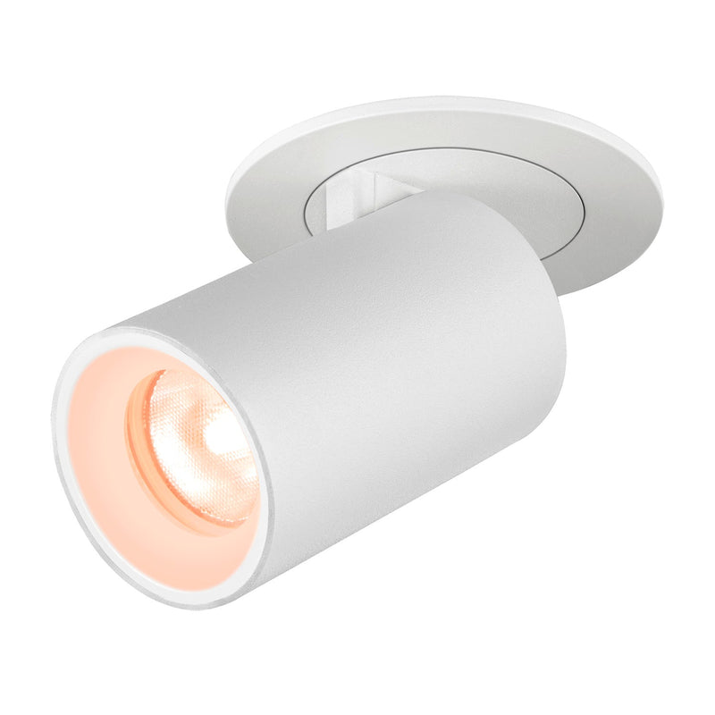 NUMINOS PROJECTOR XS recessed ceiling light, 2700 K, 40°, cylindrical, white / white