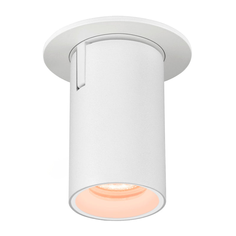 NUMINOS PROJECTOR XS recessed ceiling light, 2700 K, 55°, cylindrical, white / white