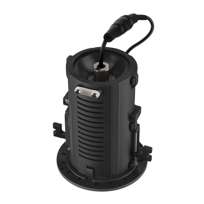 NUMINOS PROJECTOR XS recessed ceiling light, 3000 K, 40°, cylindrical, black / white