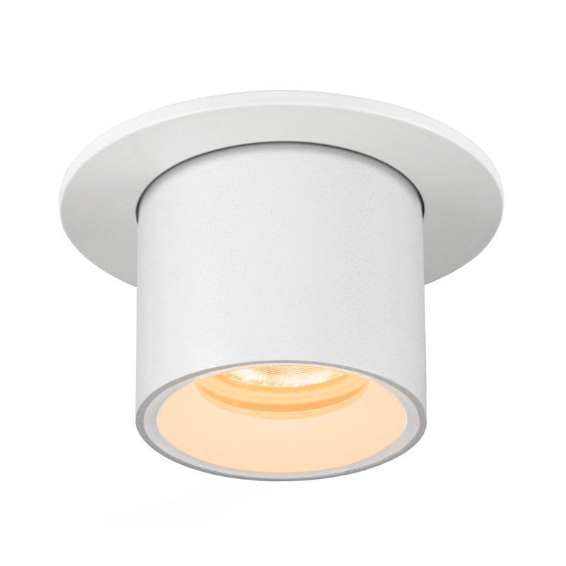 NUMINOS PROJECTOR XS recessed ceiling light, 3000 K, 40°, cylindrical, white / white