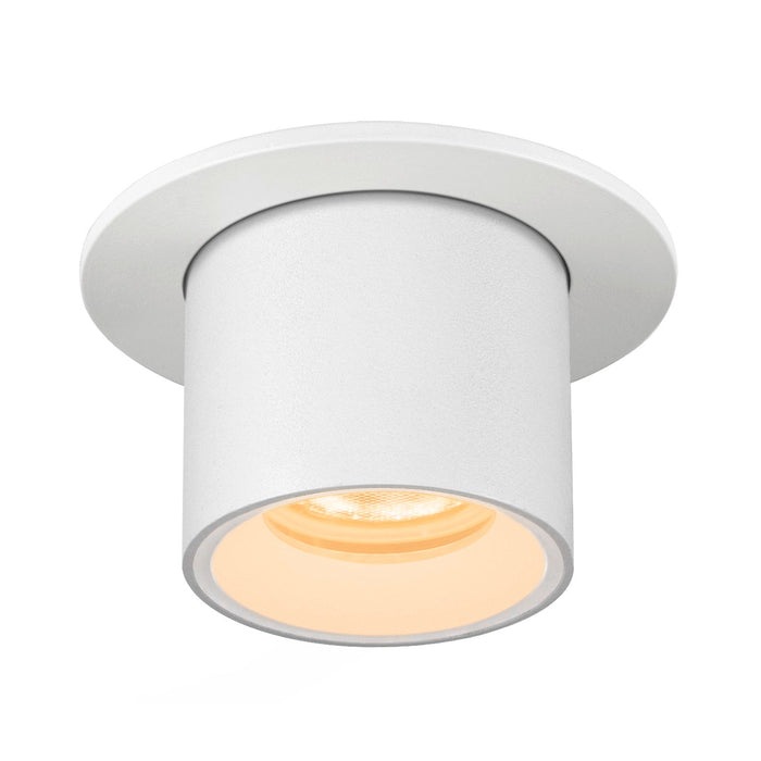 NUMINOS PROJECTOR XS recessed ceiling light, 3000 K, 55°, cylindrical, white / white