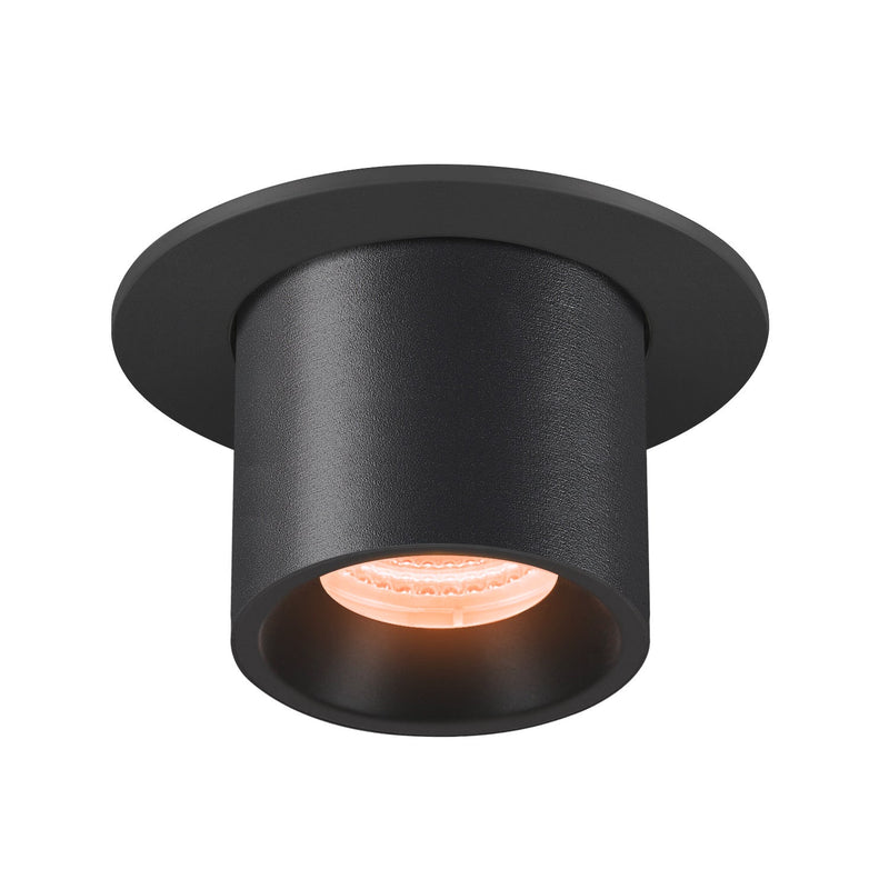 NUMINOS PROJECTOR S recessed ceiling light, 2700 K, 20°, cylindrical, black / black