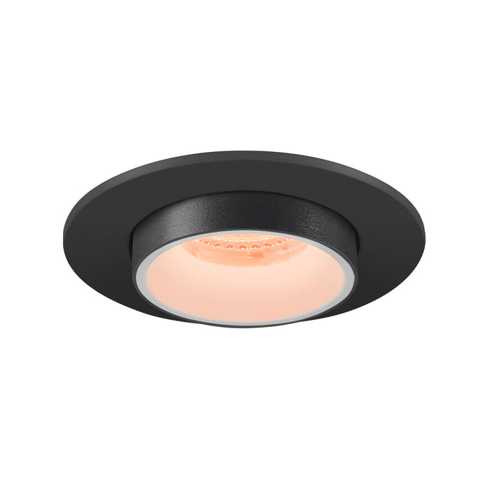 NUMINOS PROJECTOR S recessed ceiling light, 2700 K, 20°, cylindrical, black / white