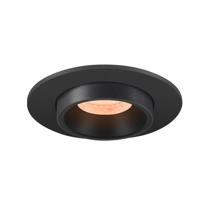 NUMINOS PROJECTOR S recessed ceiling light, 2700 K, 40°, cylindrical, black / black