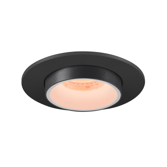 NUMINOS PROJECTOR S recessed ceiling light, 2700 K, 40°, cylindrical, black / white