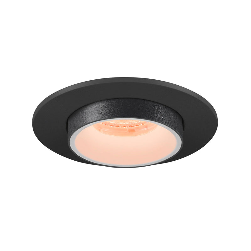 NUMINOS PROJECTOR S recessed ceiling light, 2700 K, 55°, cylindrical, black / white