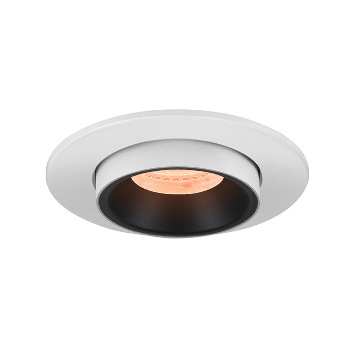 NUMINOS PROJECTOR S recessed ceiling light, 2700 K, 20°, cylindrical, white / black