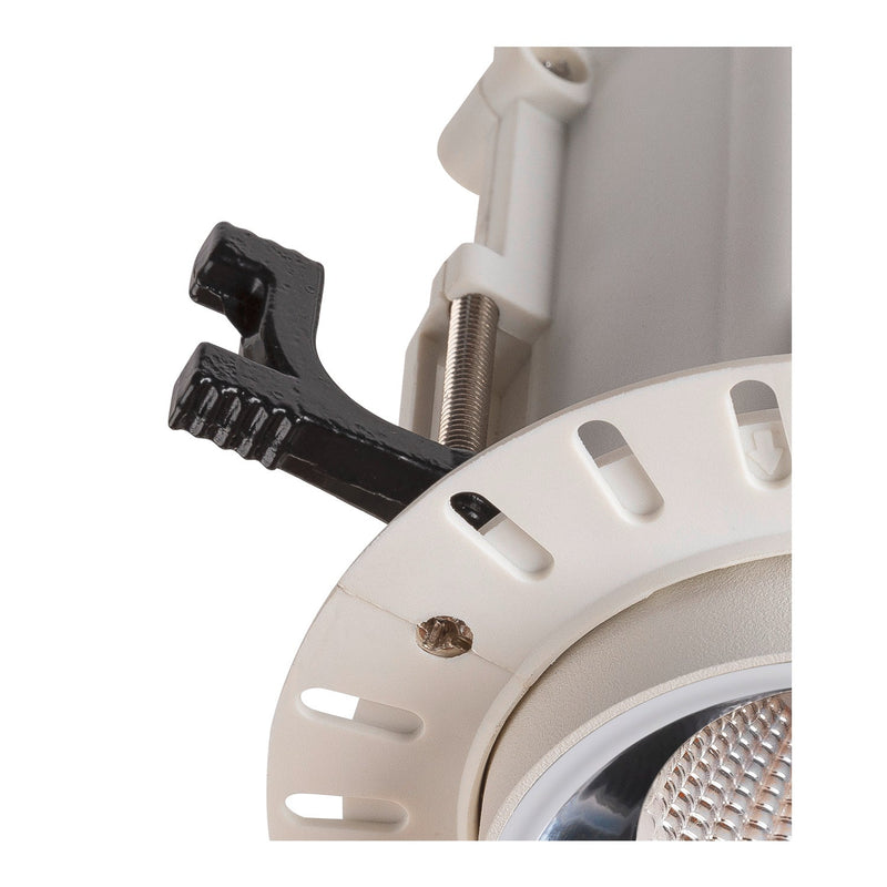 NUMINOS PROJECTOR S recessed ceiling light, 2700 K, 40°, cylindrical, white / chrome