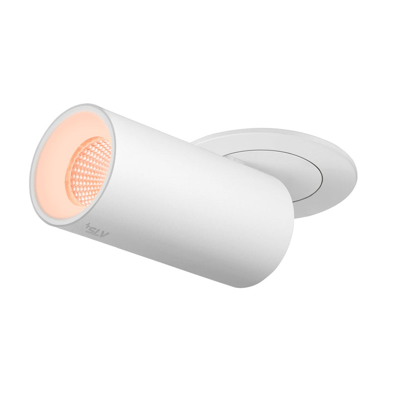 NUMINOS PROJECTOR S recessed ceiling light, 2700 K, 55°, cylindrical, white / white