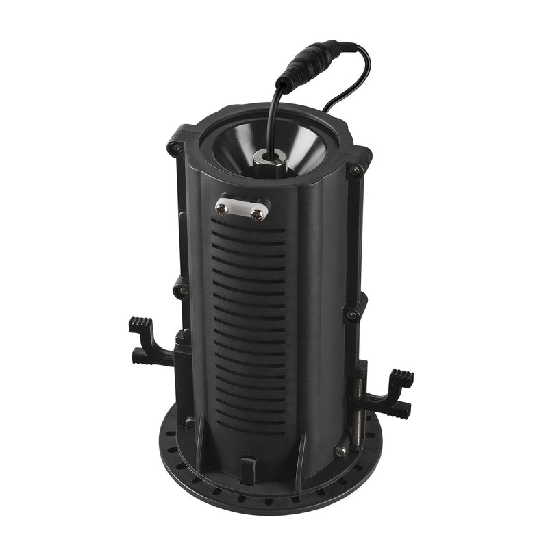 NUMINOS PROJECTOR S recessed ceiling light, 3000 K, 20°, cylindrical, black / chrome