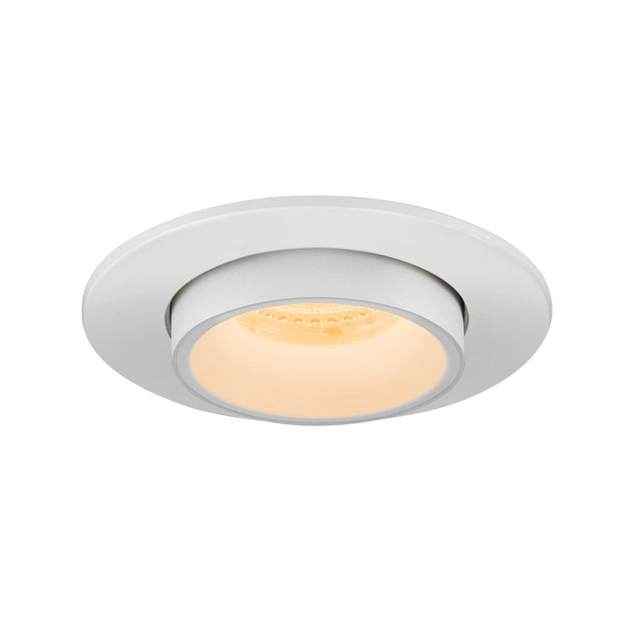 NUMINOS PROJECTOR S recessed ceiling light, 3000 K, 20°, cylindrical, white / white