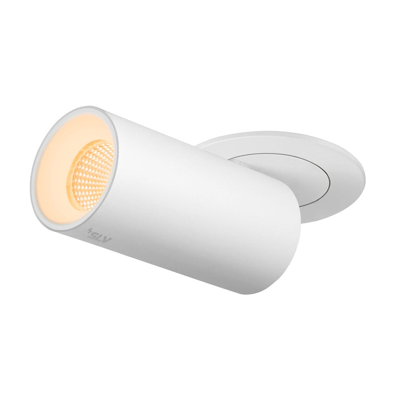 NUMINOS PROJECTOR S recessed ceiling light, 3000 K, 40°, cylindrical, white / white