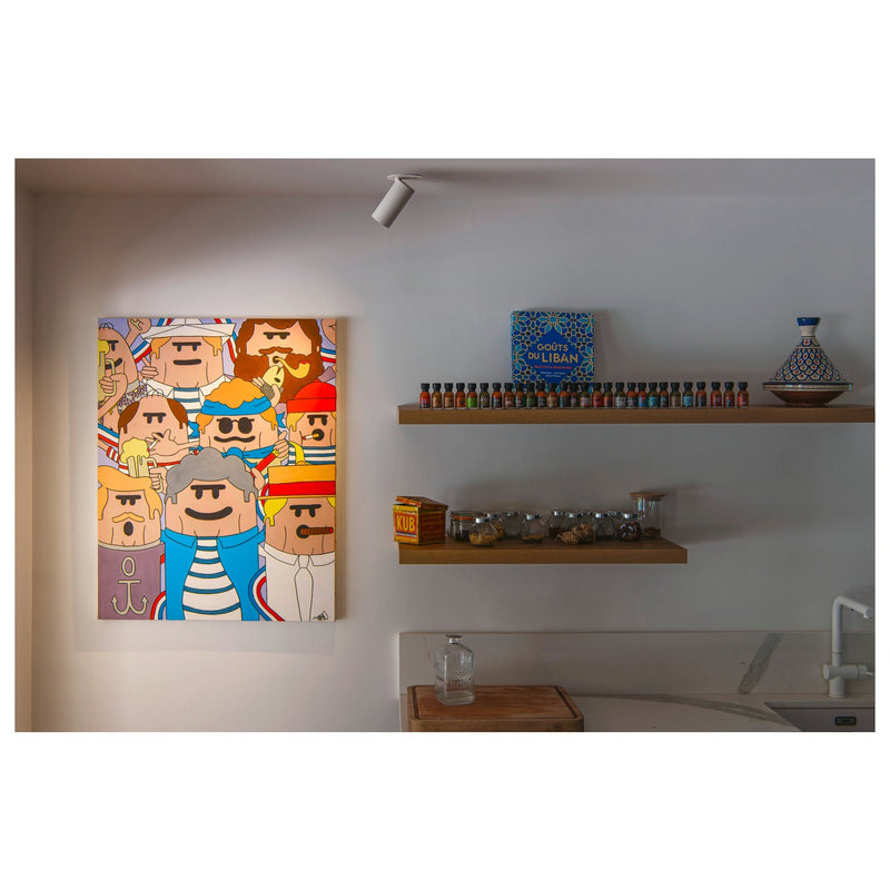 NUMINOS PROJECTOR S recessed ceiling light, 3000 K, 40°, cylindrical, white / white