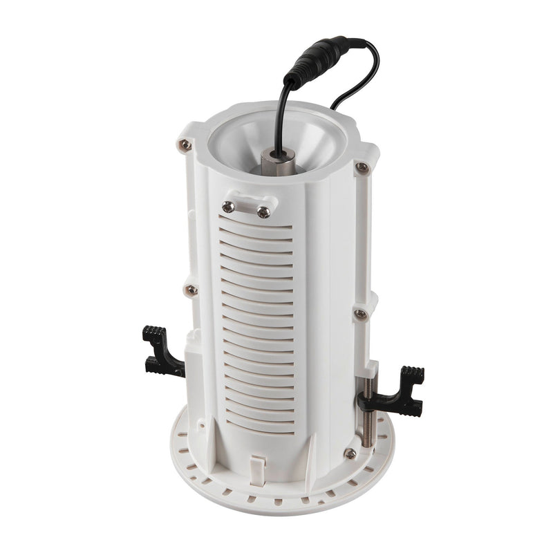 NUMINOS PROJECTOR S recessed ceiling light, 3000 K, 40°, cylindrical, white / chrome