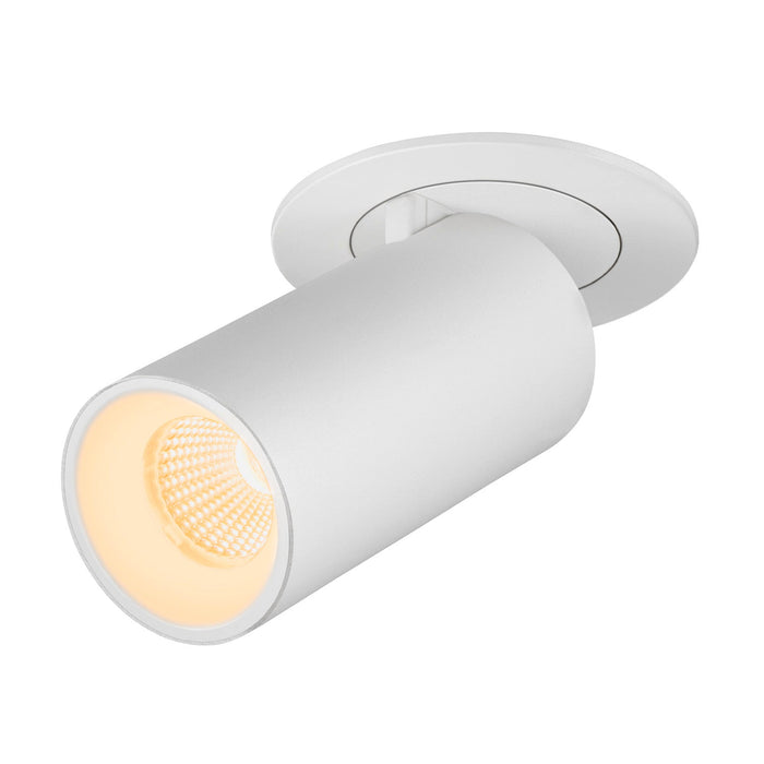 NUMINOS PROJECTOR S recessed ceiling light, 3000 K, 55°, cylindrical, white / white