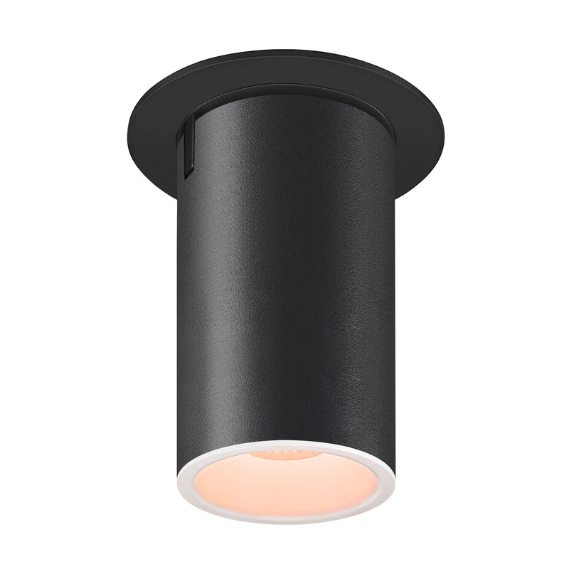 NUMINOS PROJECTOR M recessed ceiling light, 2700 K, 40°, cylindrical, black / white