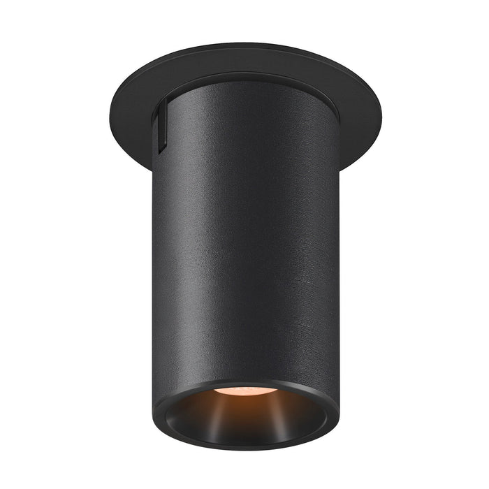 NUMINOS PROJECTOR M recessed ceiling light, 2700 K, 55°, cylindrical, black / black