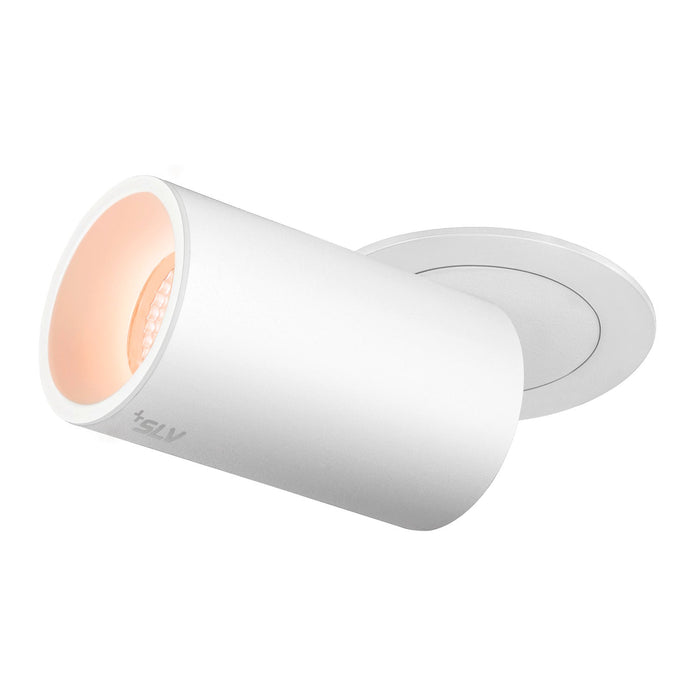 NUMINOS PROJECTOR M recessed ceiling light, 2700 K, 55°, cylindrical, white / white
