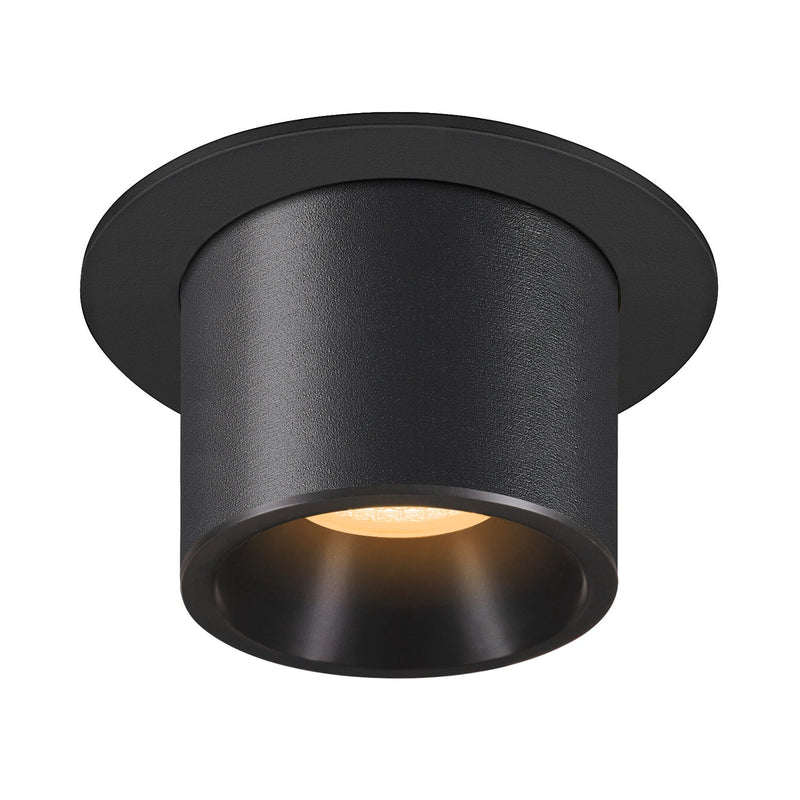 NUMINOS PROJECTOR M recessed ceiling light, 3000 K, 40°, cylindrical, black / black