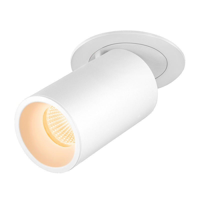 NUMINOS PROJECTOR M recessed ceiling light, 3000 K, 40°, cylindrical, white / white