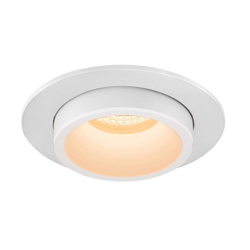 NUMINOS PROJECTOR M recessed ceiling light, 3000 K, 40°, cylindrical, white / white