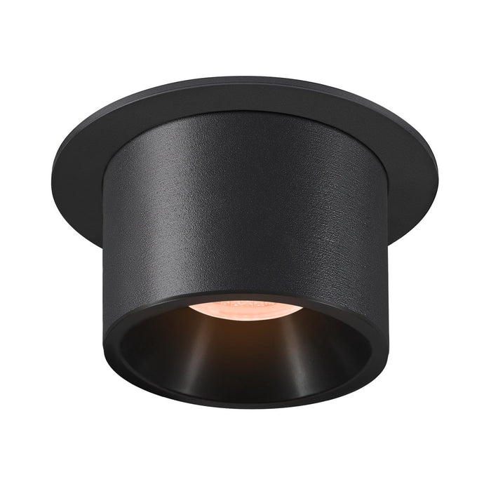 NUMINOS PROJECTOR L recessed ceiling light, 2700 K, 40°, cylindrical, black / black