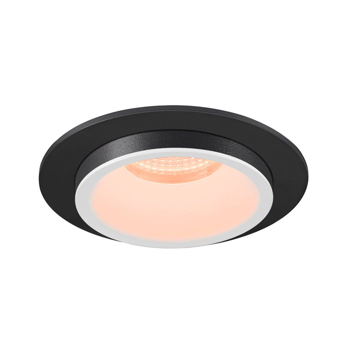 NUMINOS PROJECTOR L recessed ceiling light, 2700 K, 40°, cylindrical, black / white