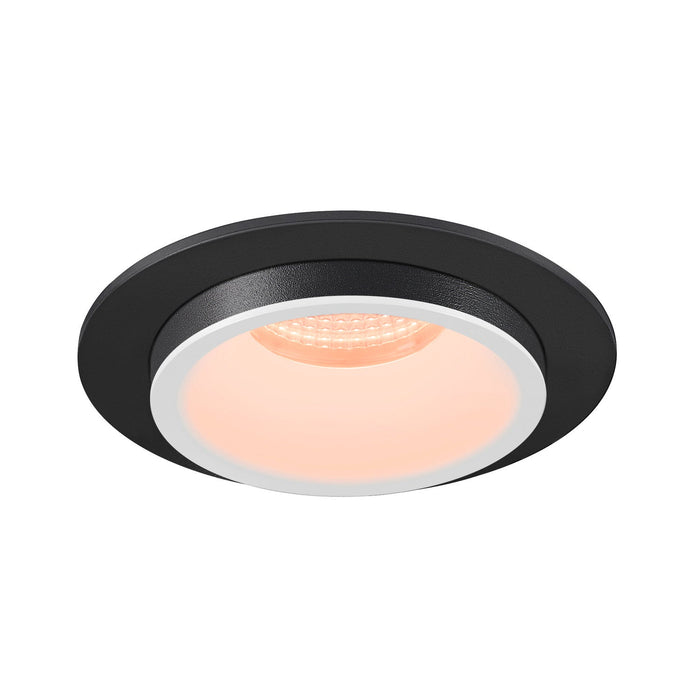 NUMINOS PROJECTOR L recessed ceiling light, 2700 K, 55°, cylindrical, black / white